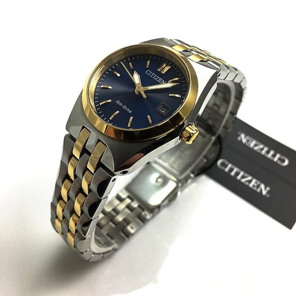 ?Citizen Women\'s Calendar Blue Two-Tone Watch main image 4